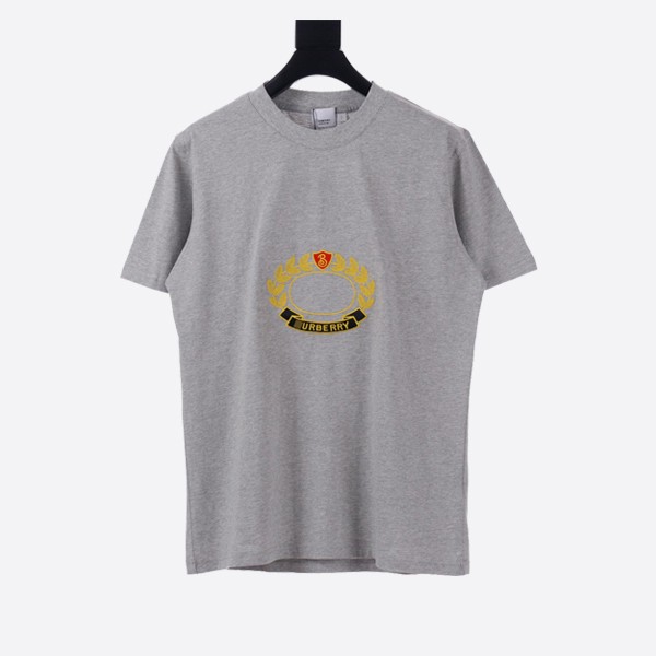 Burberry Oak Leaf Crest Print T-Shirt in Grey