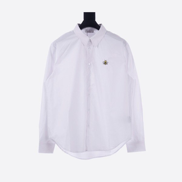KAWS x Dior Bee Long Sleeve Shirt in White