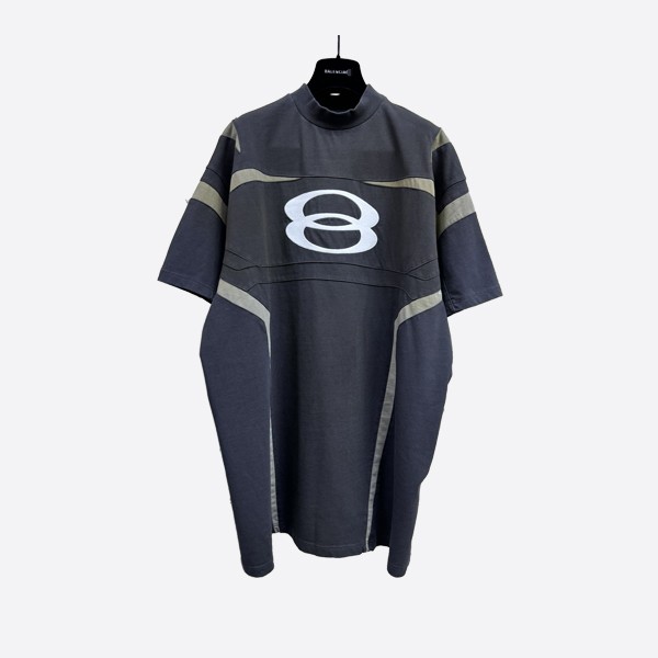 Balenciaga Unity Sport Icon Biker T-Shirt in Oversized Black