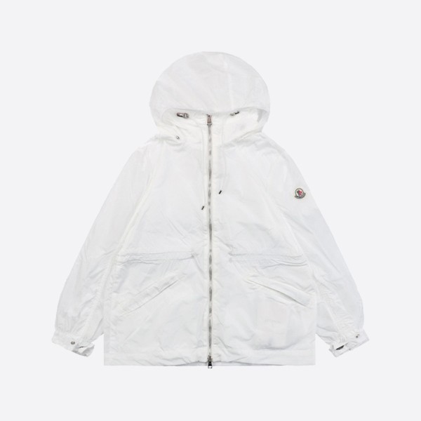 Moncler White Ennet Parka