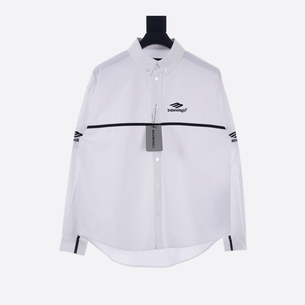 Balenciaga 3B Sport Icon Tracksuit Shirt, Oversized