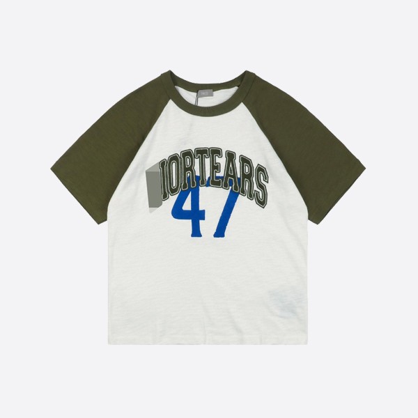 Dior x Denim Tears Relaxed Fit T-Shirt in White/Green