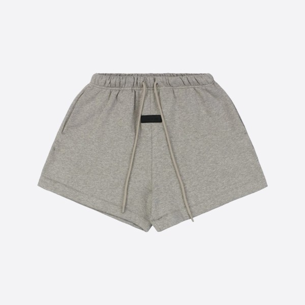 Fear of God Essentials Running Shorts, Light Heather Gray