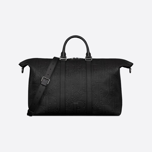 Dior Weekender 40 Bag in Gravity Leather and Grained Calfskin 1ESDU134LLG_H00N