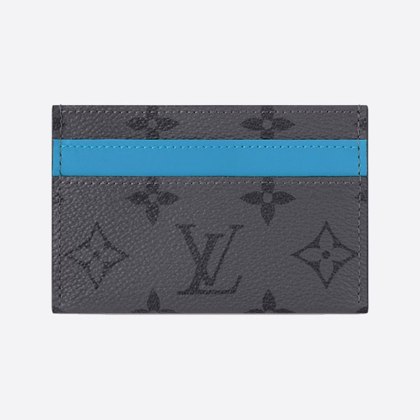 Louis Vuitton Double Card Holder Monogram Eclipse Canvas M11471