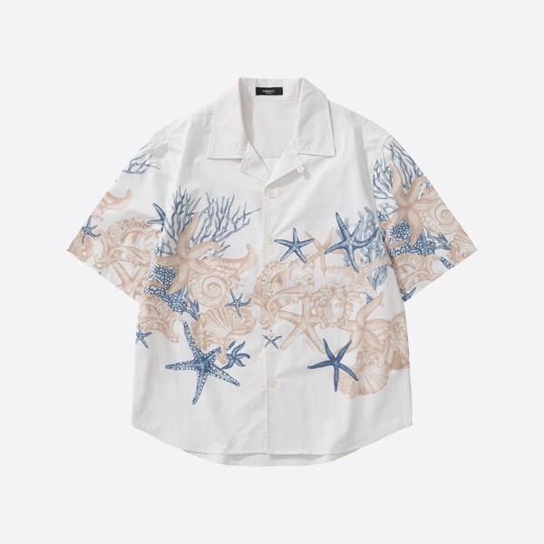 Versace Barocco Sea Cotton Shirt