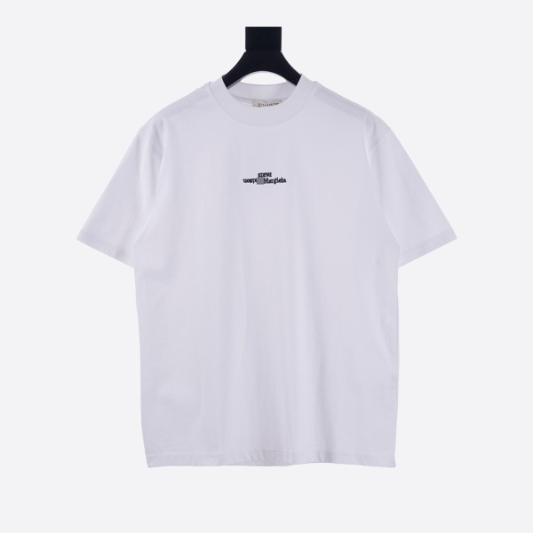 Maison Margiela Distortion Logo T-Shirt in White