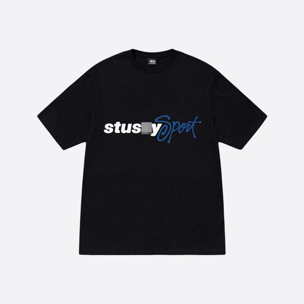 Stüssy Sport Script T-Shirt Black