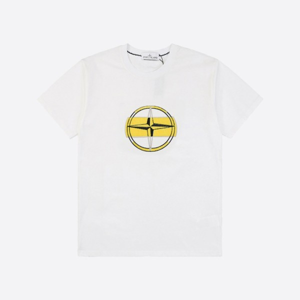 Stone Island 2NS84 3D Thread Logo Short Sleeve T-Shirt
