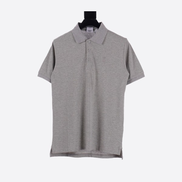 Burberry Eddie Pique Polo Shirt in Grey