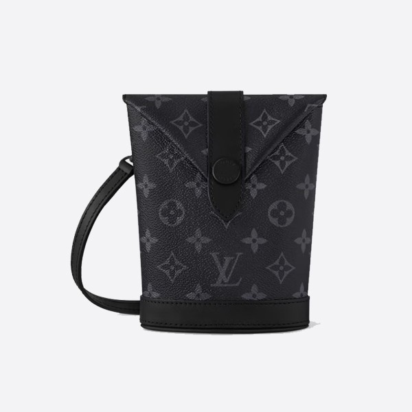 Louis Vuitton Monogram Eclipse Canvas Envelope Pouch M11613