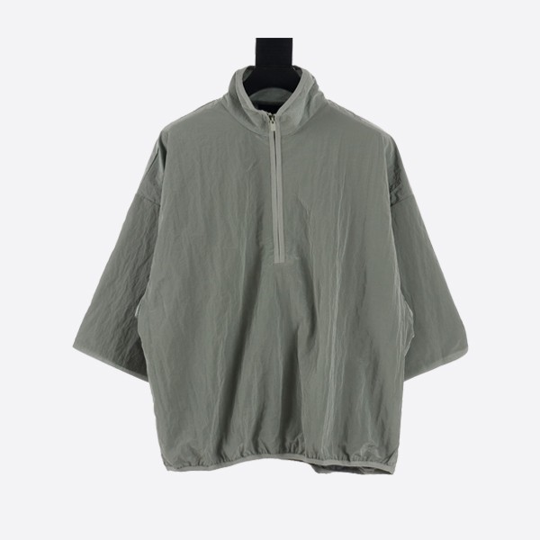 Fear of God Essentials Half-Zip Mock Neck Shirt Sticker