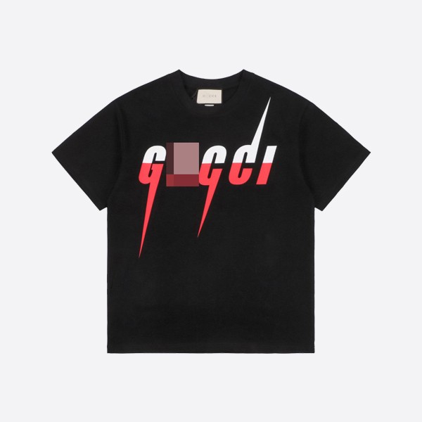 Gucci blade print black cotton T-shirt