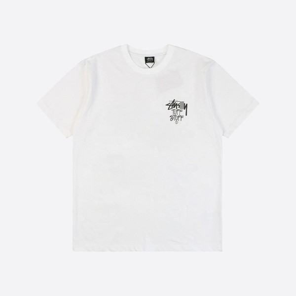 Stüssy Tough Stuff T-Shirt in Fog