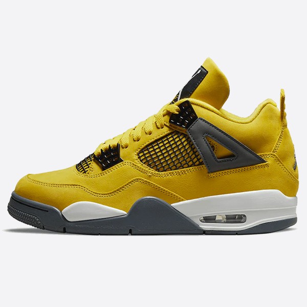 Nike Air Jordan 4 AJ4 Black and Yellow Lightning CT8527-700