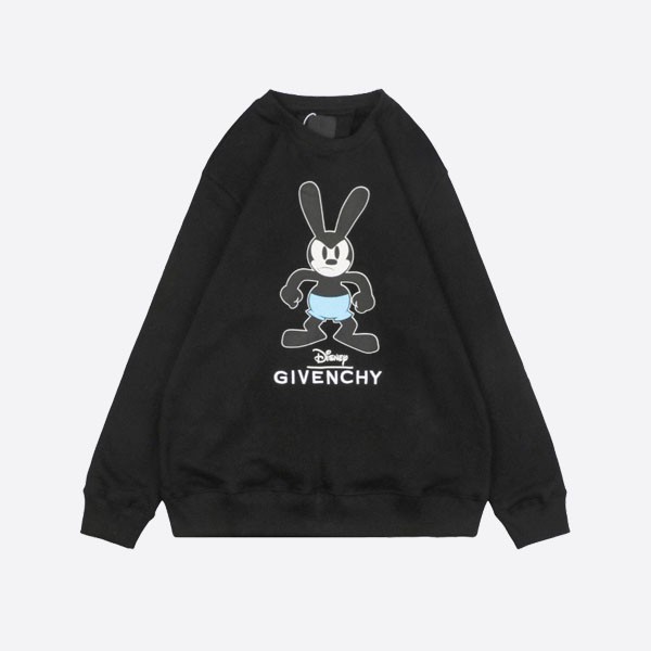 Givenchy Angry Mickey Mouse Print Crew Neck Sweatshirt