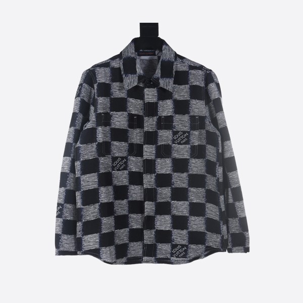 Louis Vuitton Checkerboard Long Sleeve Shirt Jacket