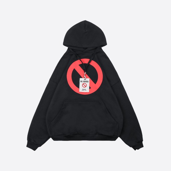 Balenciaga Traffic-Free Sweatshirt. Hangtag must be purchased separately.