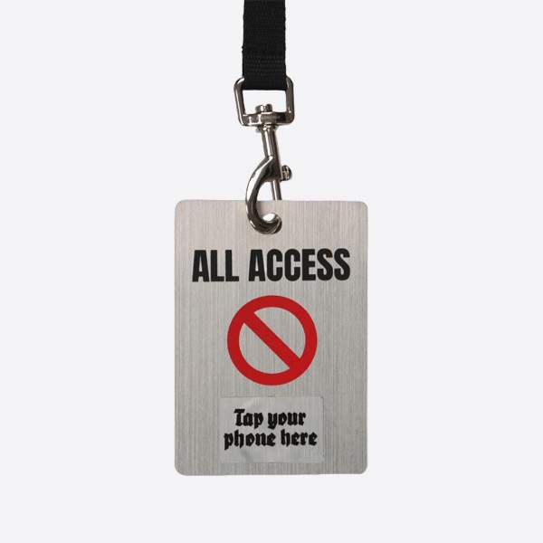 Balenciaga No Trespassing Tag