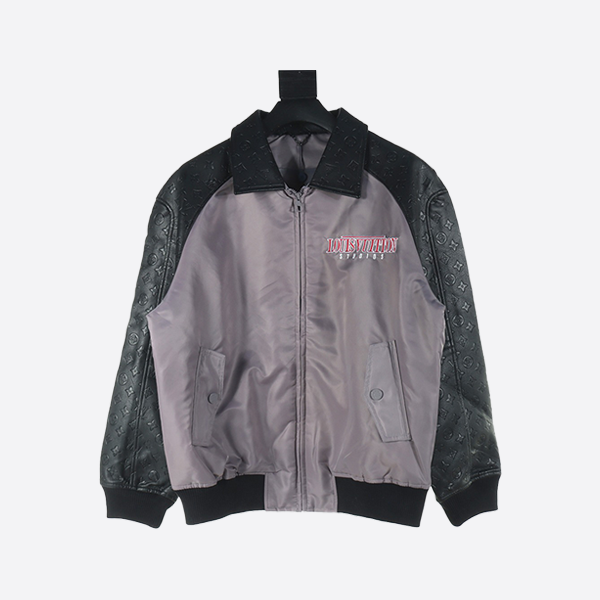 Louis Vuitton portrait embroidered stadium jacket