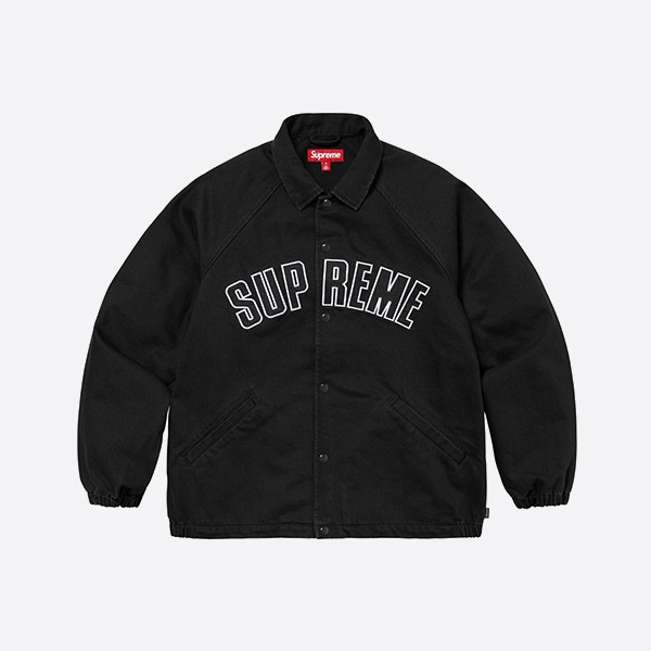 Supreme SS24 Crack Coach Jacket in Black