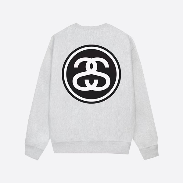 Stüssy FW23 SS-LINK Crew in Gray