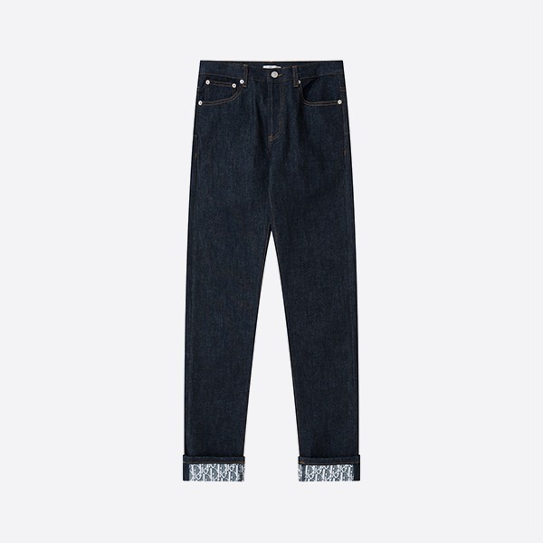 Dior Slim Fit Jeans in Dark Blue