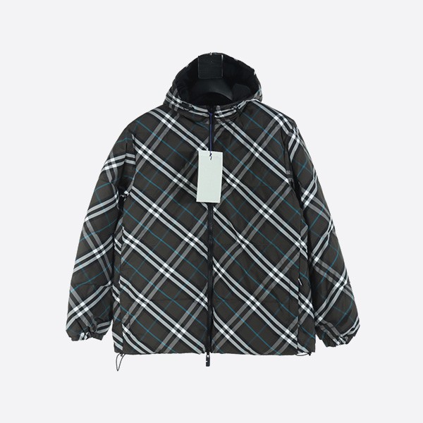 Burberry 24FW Diagonal Check Reversible Down Jacket