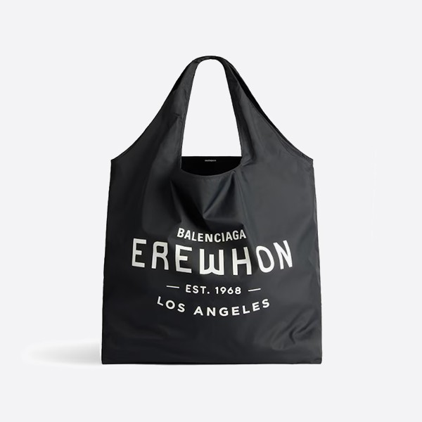Balenciaga Erewhon® Los Angeles Tote Bag in Black Nylon, 7929072AA8F1090