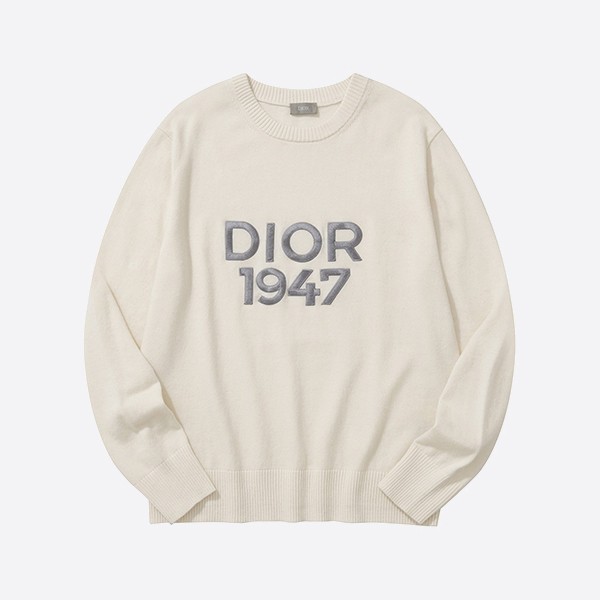 Dior 1947 knit sweater in white