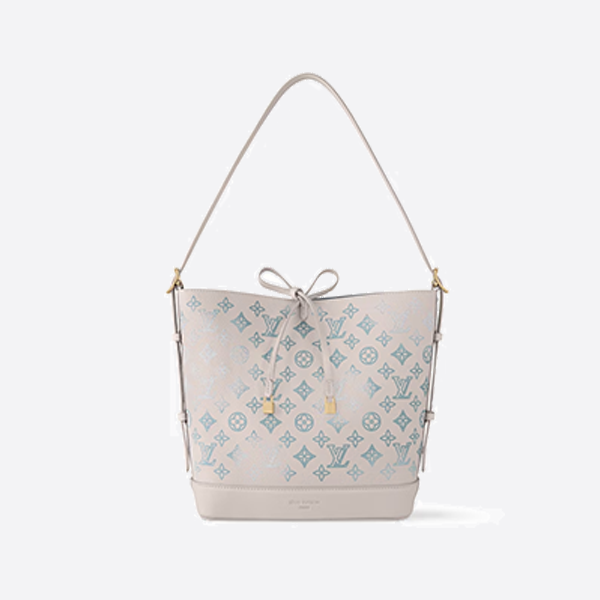 Louis Vuitton Classic Perforated Leather Flight Mode Handbag M12496