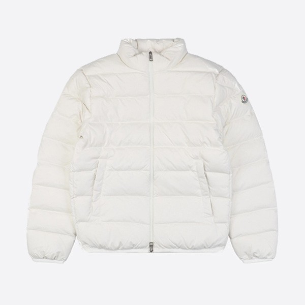 Moncler 24Fw Arm MK small label stand collar thin down jacket white