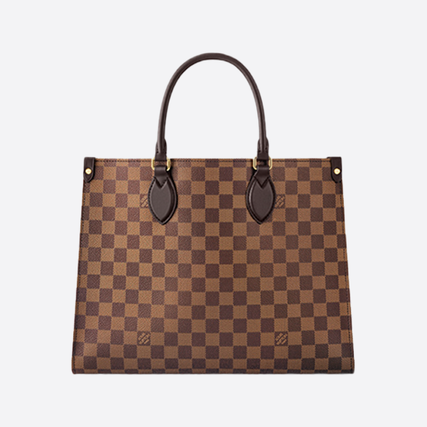 Louis Vuitton oversized Monogram print avant-garde modern handbag N00065