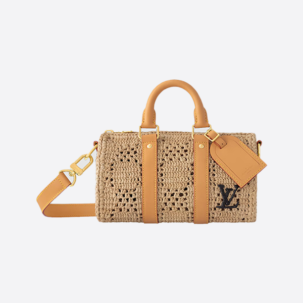 Louis Vuitton Keepall Bandouliere 25 Bag with Palm Leather Trim M25010