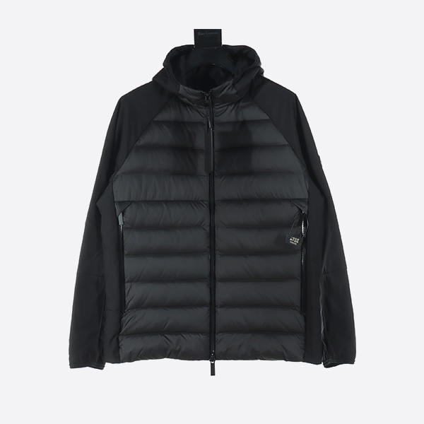 Moncler raglan hooded down jacket