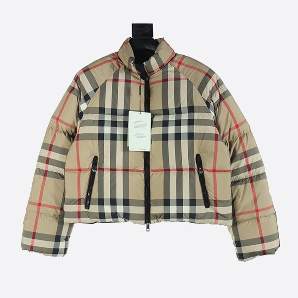 Burberry Classic Check Short Down Jacket