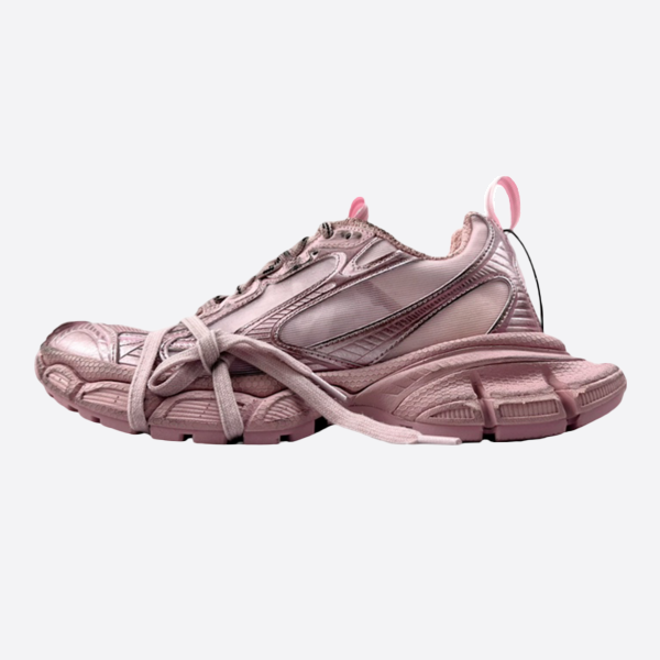 Balenciaga 3XL Transparent Mesh Pink Dad Shoes 734731WTRMH5000