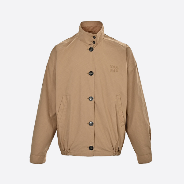 Miu Miu 24Fw Anko Poplin Jacket