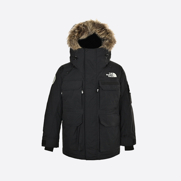 The North Face Polar Joint Multi-Pocket Workwear Down Jacket with Fur Collar