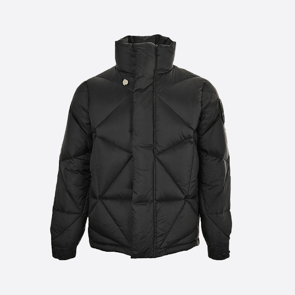 Moncler & Phaidon co-branded triangle cut stand collar down jacket