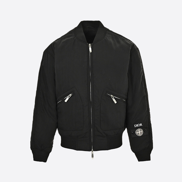 Dior & Stone Island Jointed Armband Flight Cotton Jacket