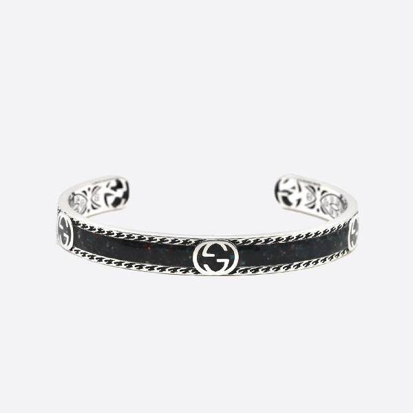 Gucci Black Enamel Bracelet