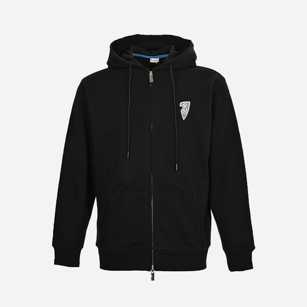 Burberry 24FW Shield and Horse Print Zip Hooded Jacket