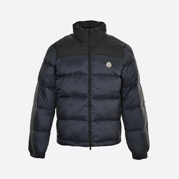 Moncler 24Fw Patchwork Stand Collar Down Jacket