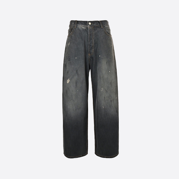 Acne Studio Splash Print Baggy Jeans