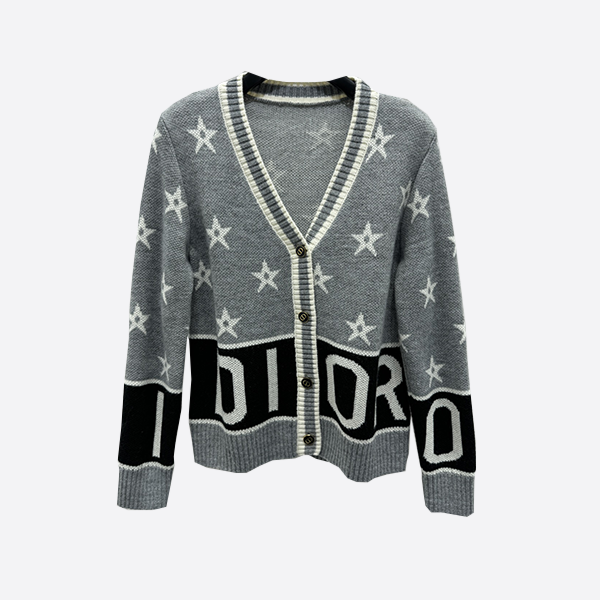 Dior Jacquard Knit Cardigan