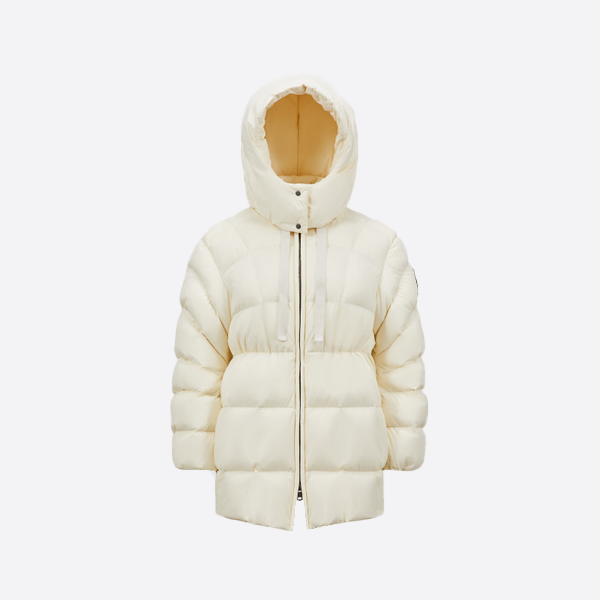 Moncler 24FW Genius Series Curved Quilted Slit Hooded Warm Down Jacket J20961A00001597TM04B