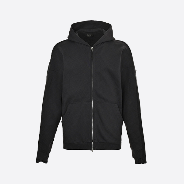 Balenciaga front and back zippered hooded jacket