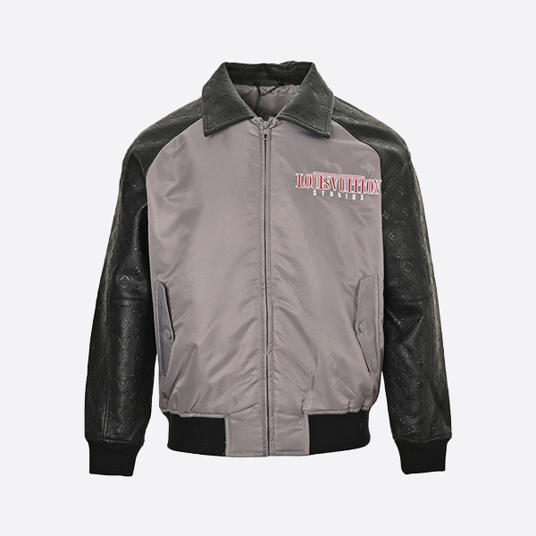 Louis Vuitton portrait embroidered stadium jacket