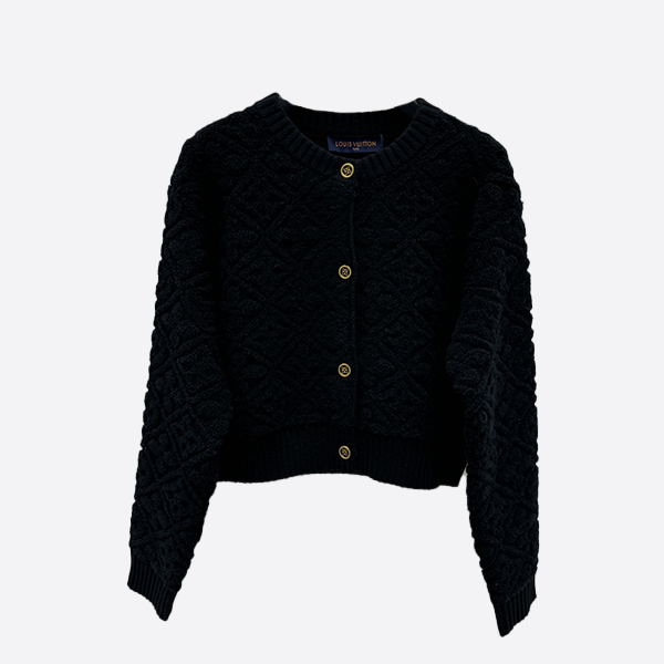 Louis Vuitton Diamond Jacquard Knit Cardigan
